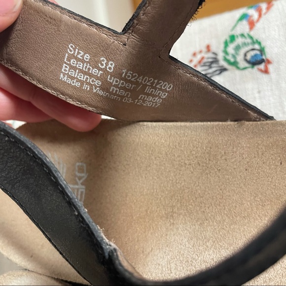 Dansko Sandals Black Buckle Size 38 - Picture 2 of 7